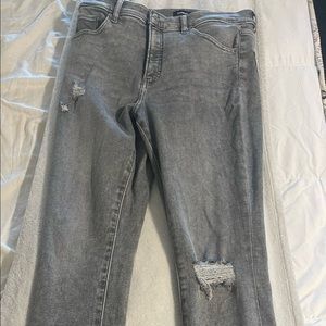 Express high rise skinny jeans